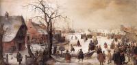 Avercamp, Hendrick - Winter Scene On A Canal